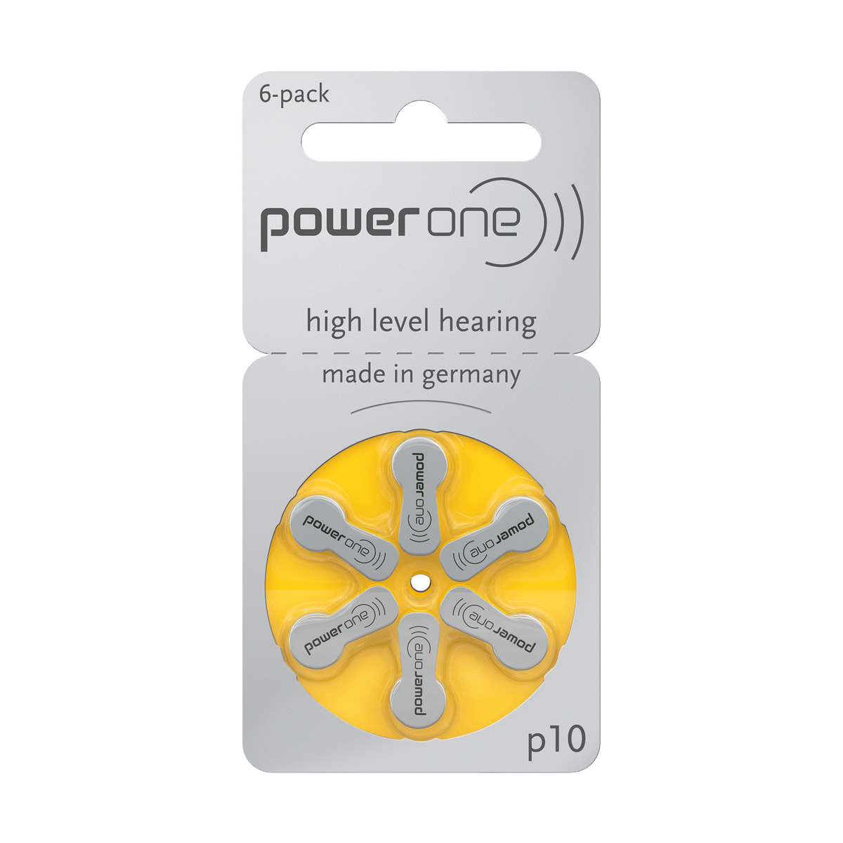 Varta POWER ONE VARTA PR70/10 Battery for Hearing Aids, 6 per pack