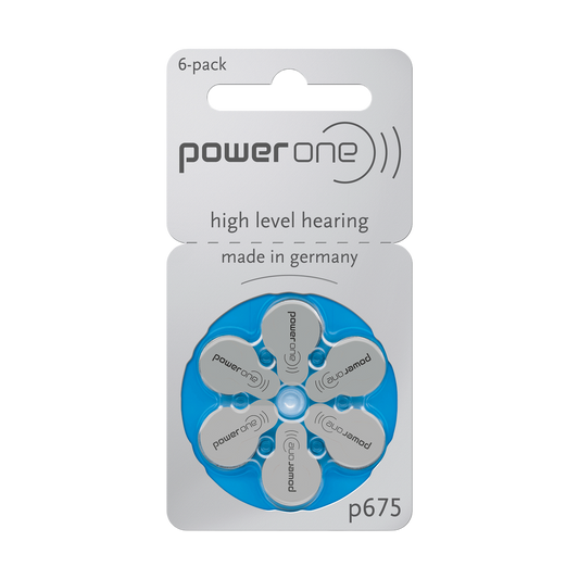 Varta POWER ONE VARTA PR44/675 Hearing Aid Battery, 6 per pack