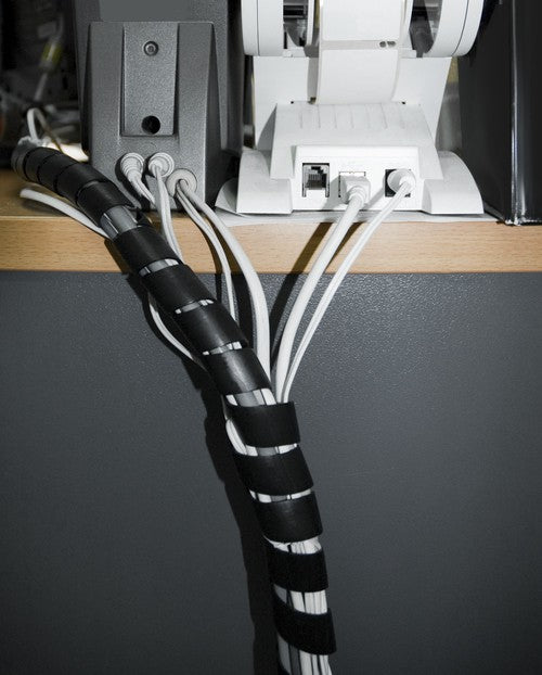 Maclean MCTV-687S 48458 Cable Cover (20.4 × 22 mm), 3 m, Silver Coil – image 4