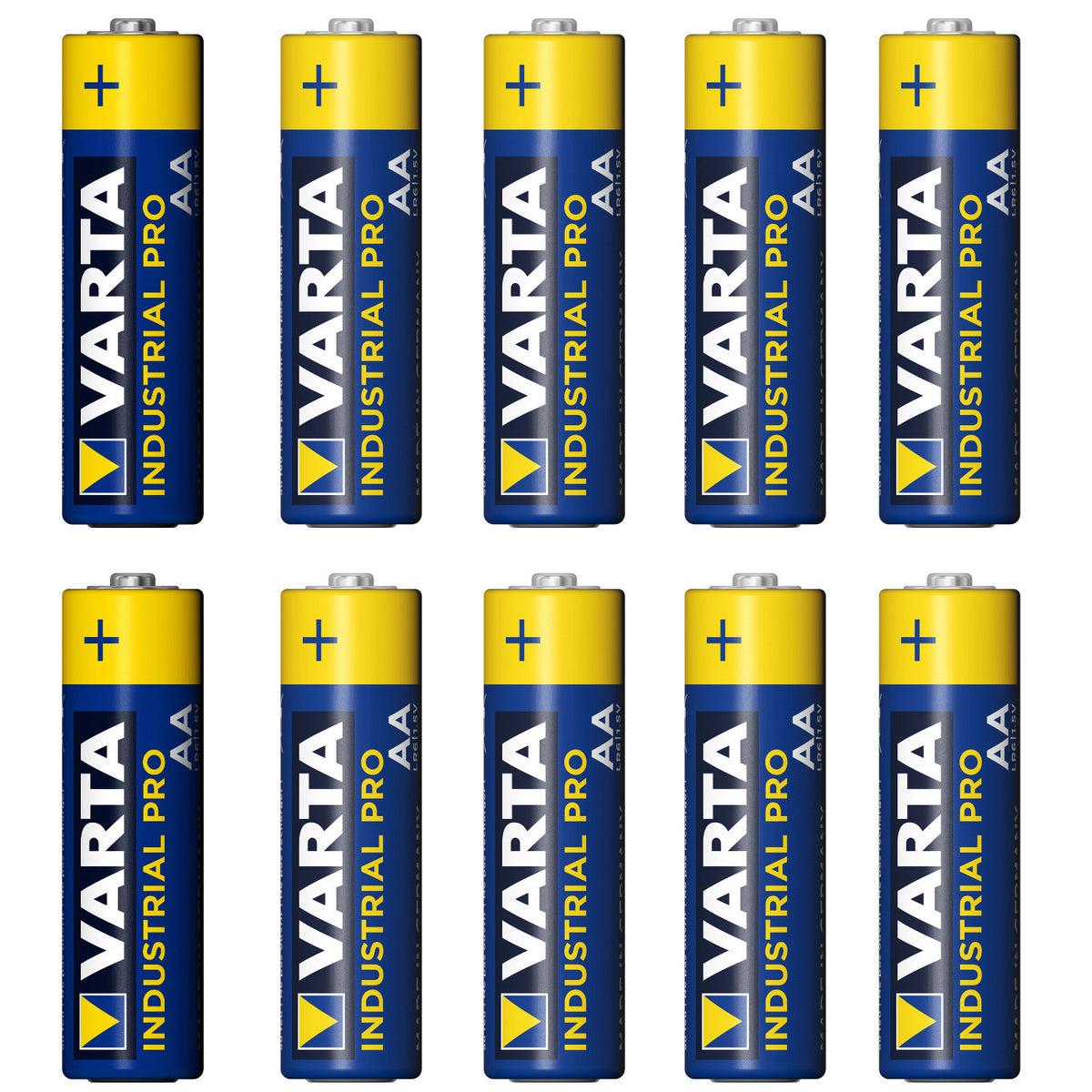 Varta Alkaline – 10 R-06 LR06 AA Alkaline Batteries by Varta Industrial – image 2