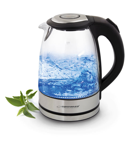 Esperanza Electric kettles – EKK012 Yosemite 1.7 L Black Glass Electric Kettle