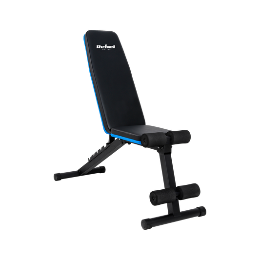 Rebel Training – Reinforced incline training bench with leg lock, REBEL ACTIVE