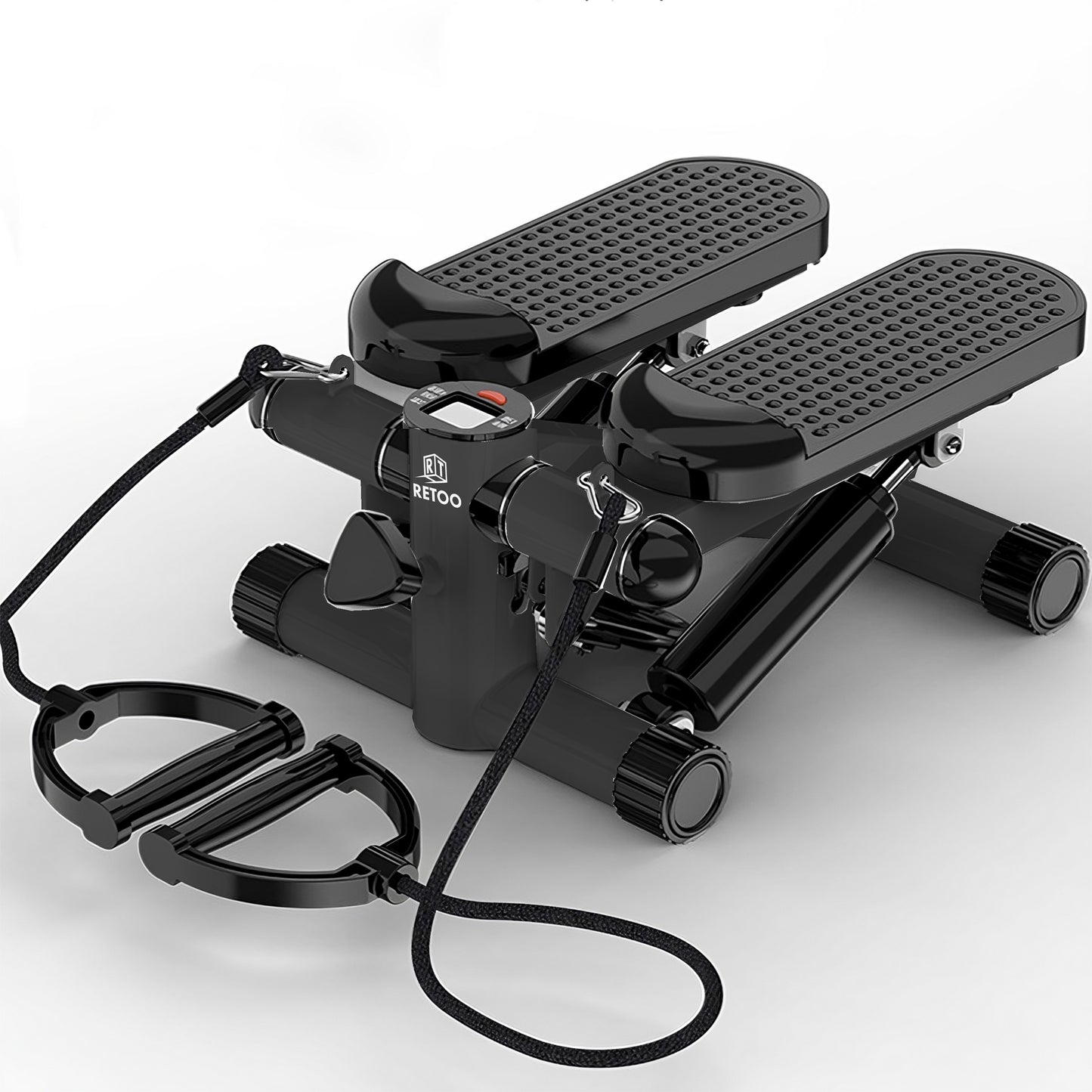RTO Simple Stepper with Exercise Cables, Adjustable Fitness Settings, and LCD Counter - S242-1 – image 4