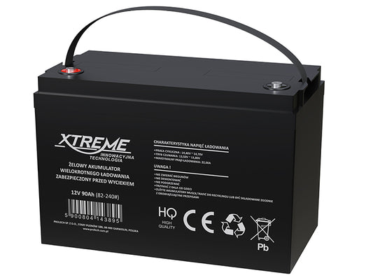 Blow Gel batteries – 82-240# 12V 90Ah Xtreme Gel Battery, 215x170x330mm