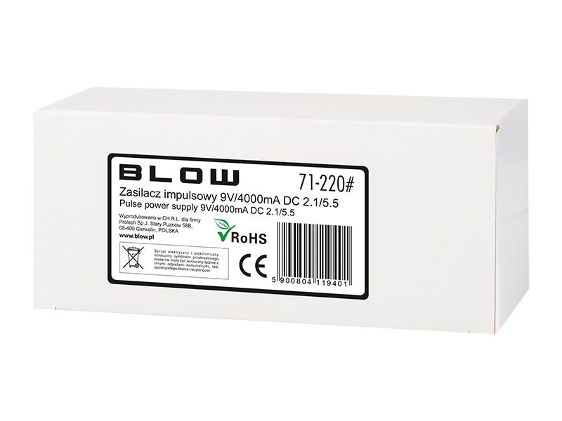 Blow Switching, industrial, antenna, and – 71-220# 9V/4000mA Switching Power Supply, 2.1/5.5 – image 2