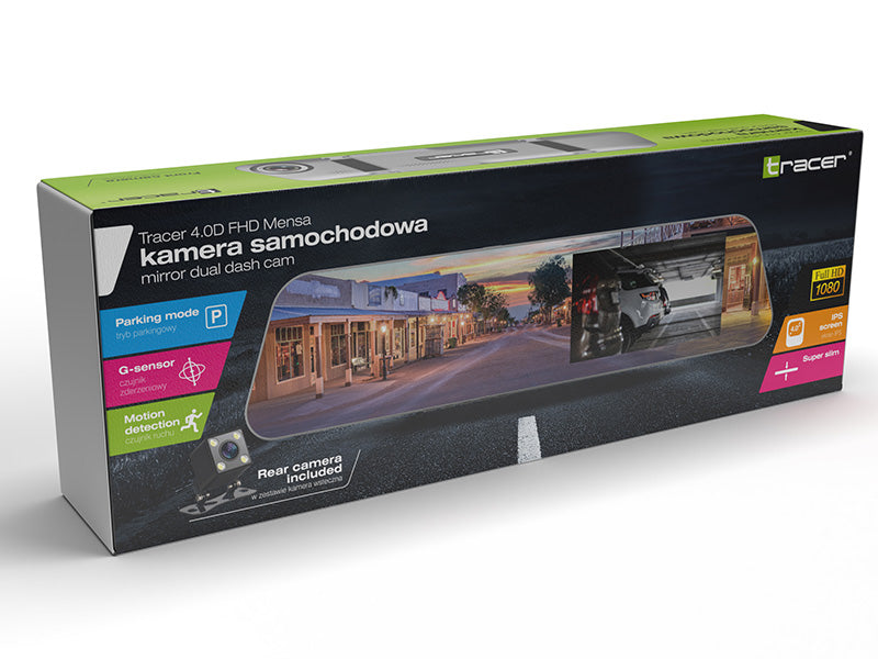 TRACER TRACER 4.0D FHD MENSA Dash Cam (G-sensor, parking, motion, rear) – image 7