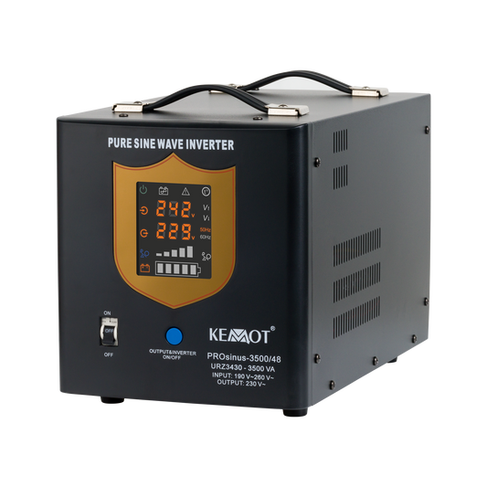 Kemot KEMOT PROsinus-3500/48 Uninterruptible Power Supply (UPS)—a pure sine wave inverter with a charging function—48V, 230V, 3500VA/2400W