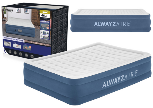 BESTWAY Bestway 67624 Inflatable Mattress, 203 x 152 x 46 cm