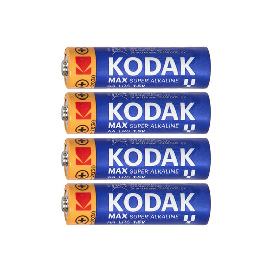 Orno Alkaline, coin-cell, and – Kodak MAX Alkaline AA LR6 Batteries, 4-pack