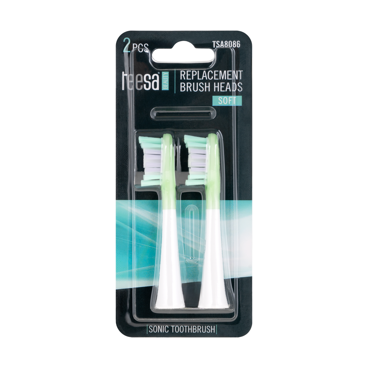 Teesa Soft brush heads for the Teesa Sonic Elite TSA8082-W sonic toothbrush – image 3