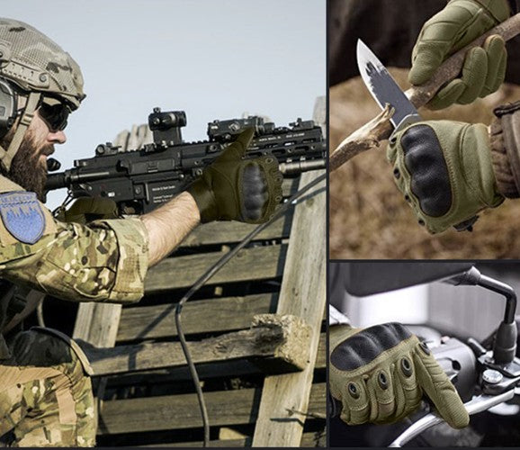 TRIZAND Survival (gloves, fire starters – Trizand 21771 L-Size Khaki Tactical Gloves – image 4