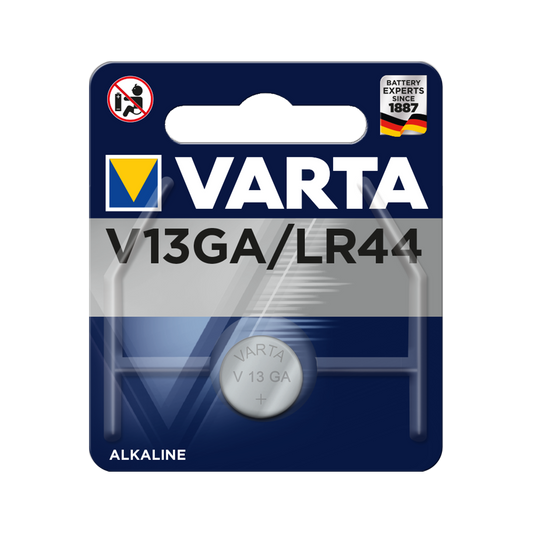 Varta Alkaline, coin-cell, and zinc-carbon batteries – VARTA AG13/LR44 Battery