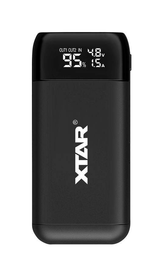 LP Chargers – XTAR PB2SL V2 18650 Battery Charger / Power Bank