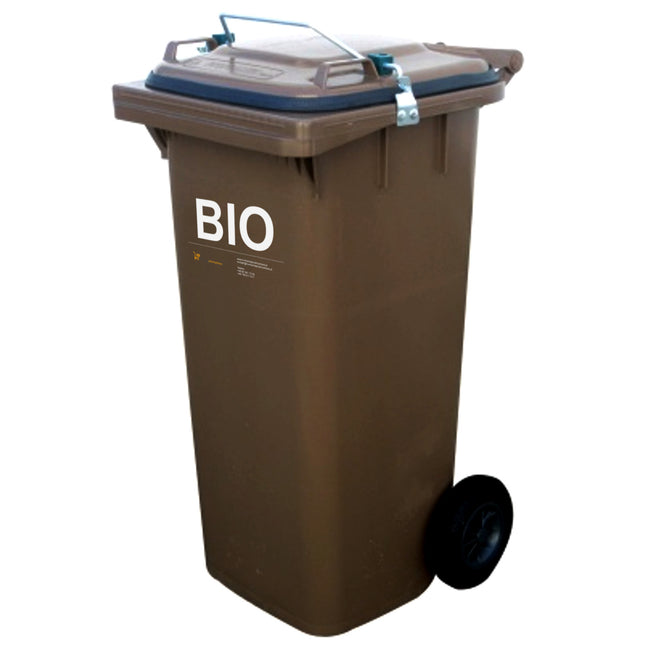 Europlast Austria Basket bucket Gastro with sealed lid for waste biofood - brown 240L
