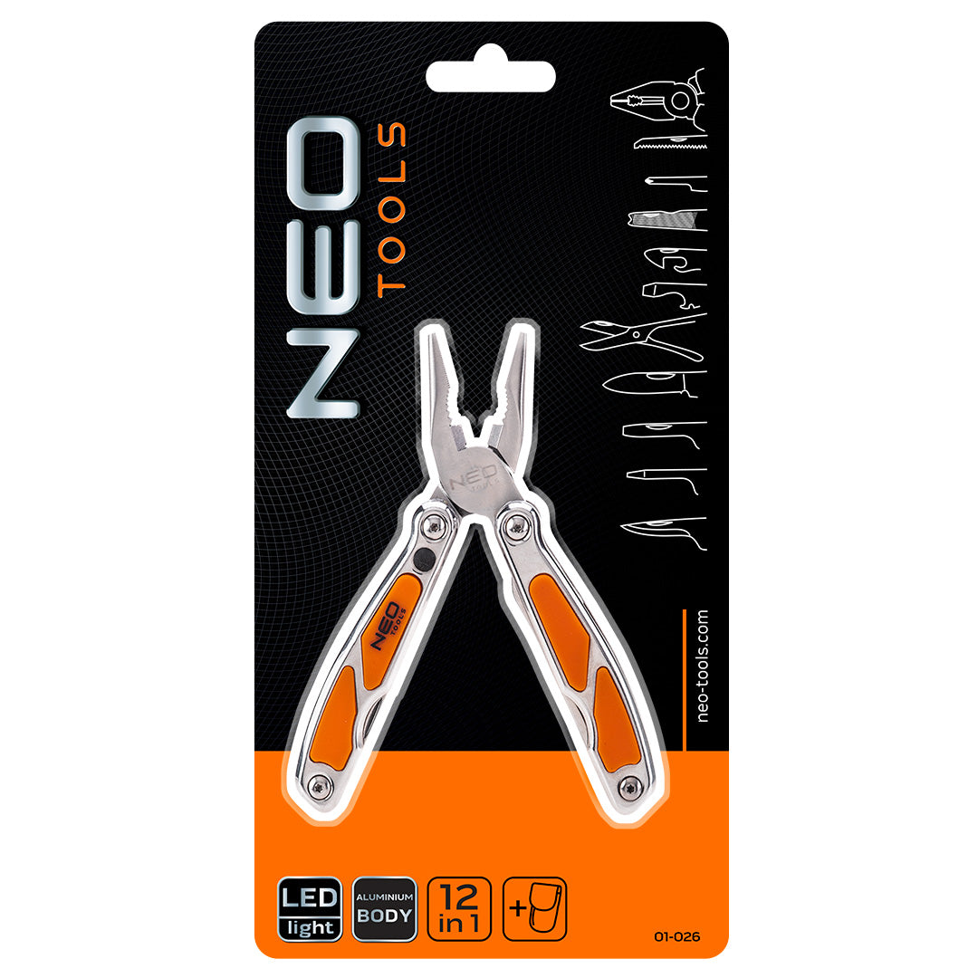 NEO TOOLS Multi-tools and key – Multifunctional tool, with LED, set of 12 – image 5