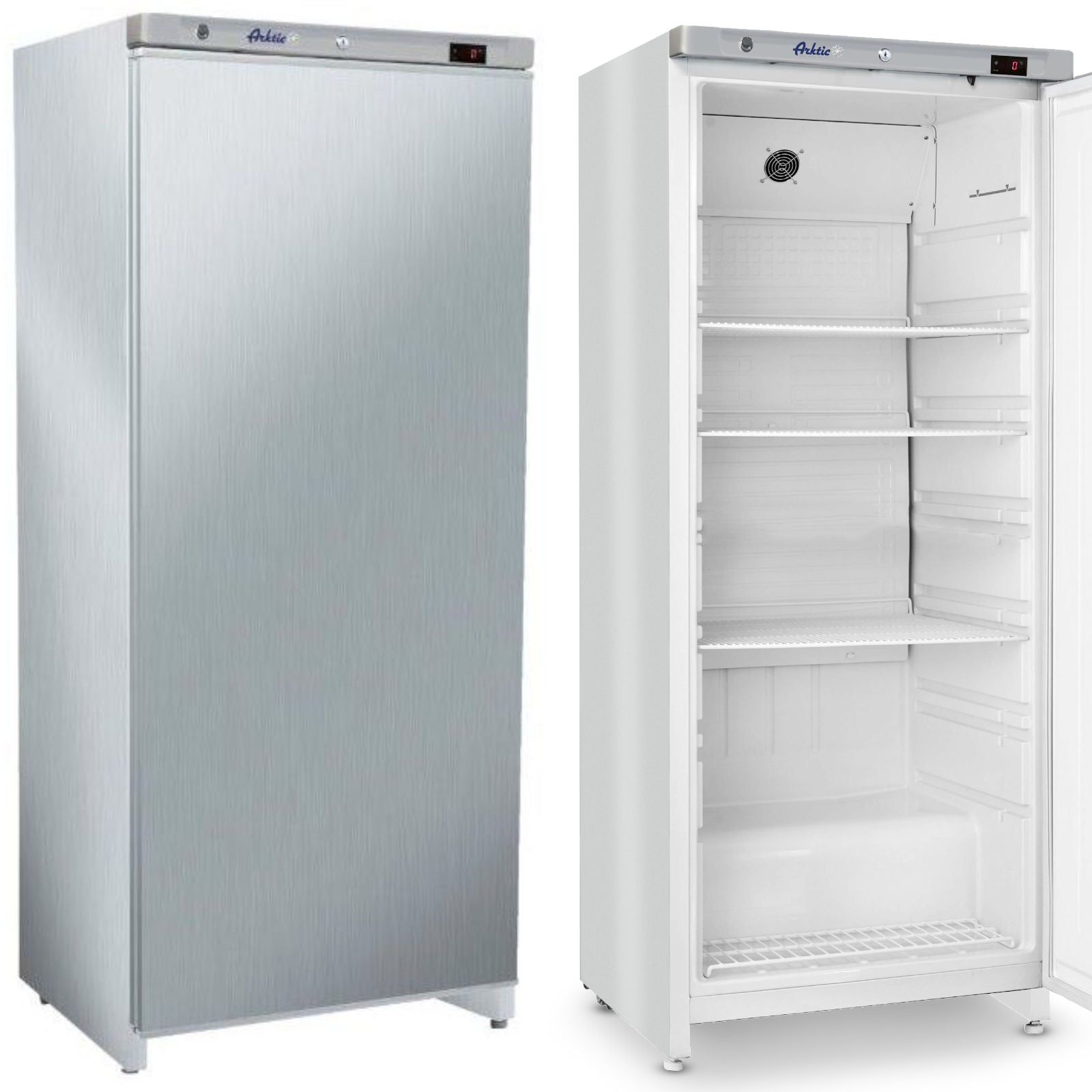 1-door refrigerated cabinet made of stainless steel 0-8C 600 l 193 W Budget Line - Hendi 236055 - Carlat