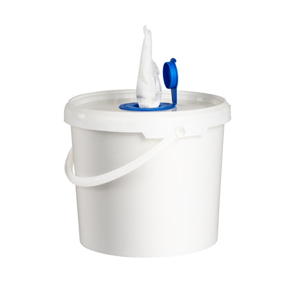 Bucket with non-woven insert for soaking - 200 leaves.