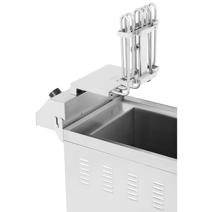 Free standing electric fryer on cabinet 400V 10L