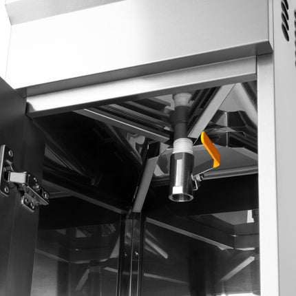 Free standing electric fryer on cabinet 400V 10L