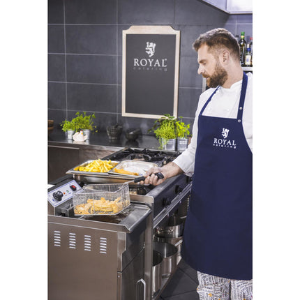 Free standing electric fryer on cabinet 400V 10L