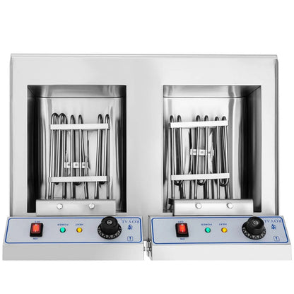 Royal Catering Double-chamber fryer with cabinet 400V - 2x10L – image 3