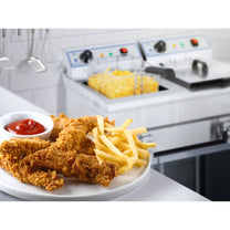 Double fryer with taps 400V - 2x10L - Carlat