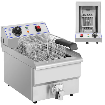 Electric adjustable food fryer - 10 l 3200 W