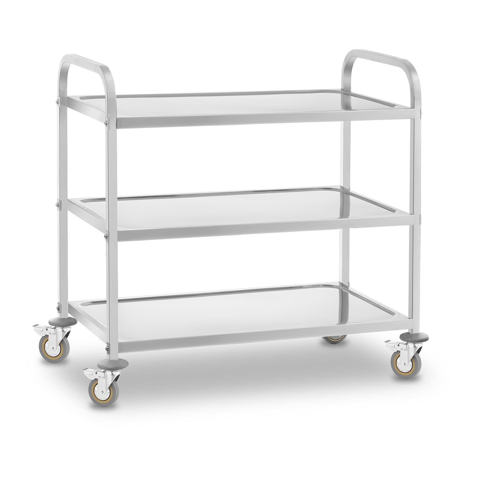 Royal Catering 3 shelf trolley, stainless steel – image 2