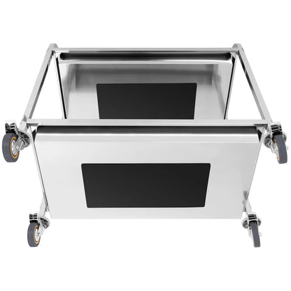 Royal Catering 2 shelf steel trolley with deep shelves – image 2