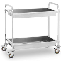 Utility Carts – Steel waiter's trolley with 2 shelves and - Carlat