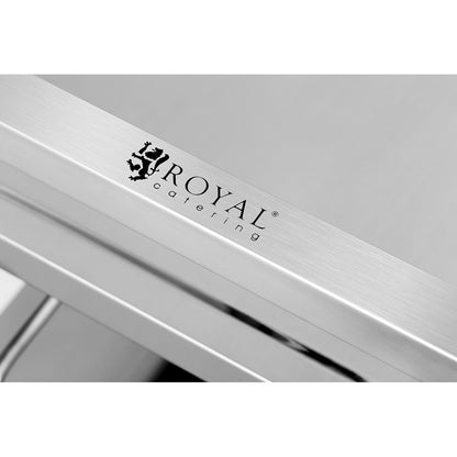Caterer cart 3 shelves up to 150kg of stainless steel Royal Catering RCSW 3A – image 5
