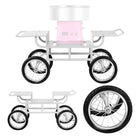 Wheeled platform trolley for cotton cotton candy catering RCHT-01W