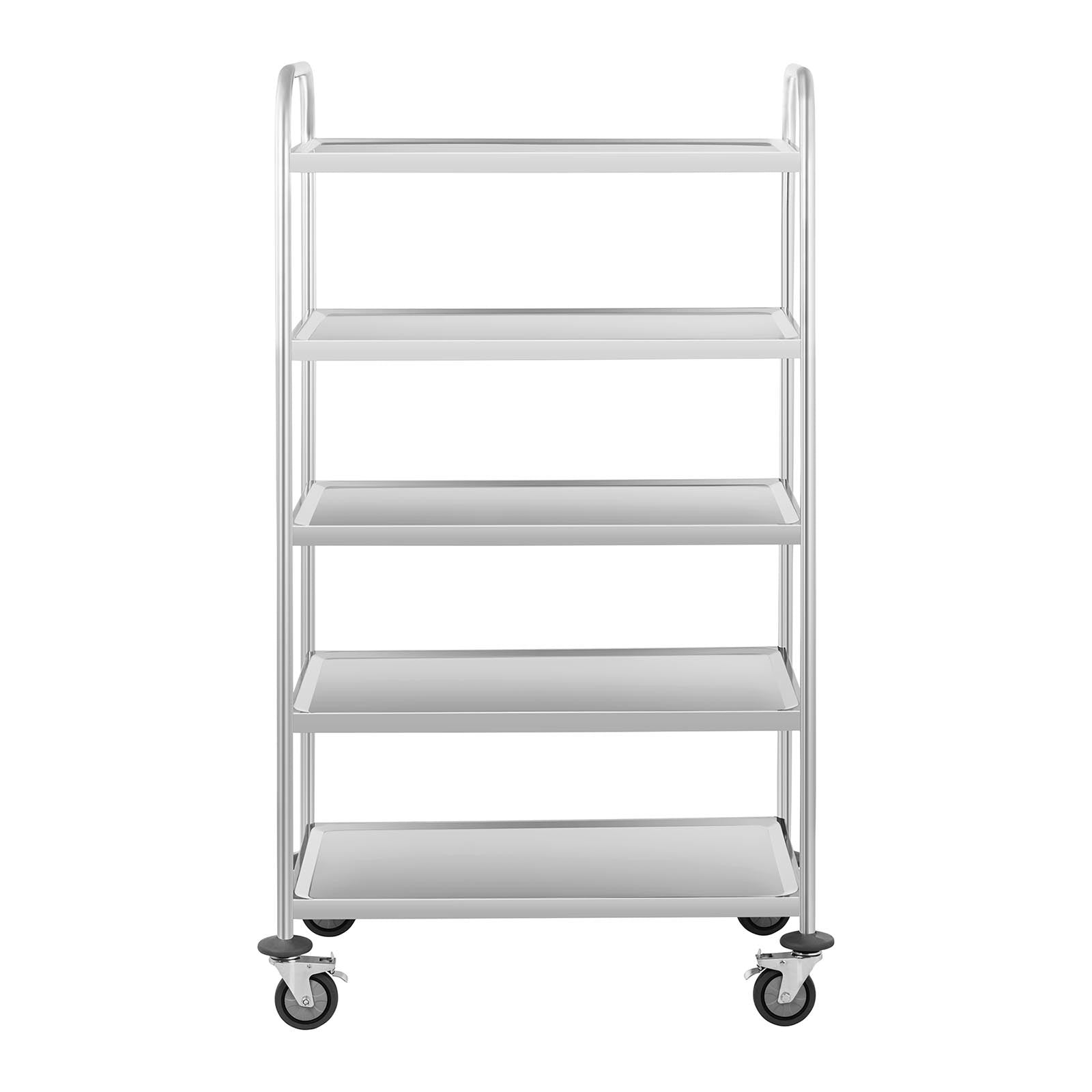 Royal Catering 5-shelf stainless steel catering waiter trolley for catering RCSW-5.1 – image 3