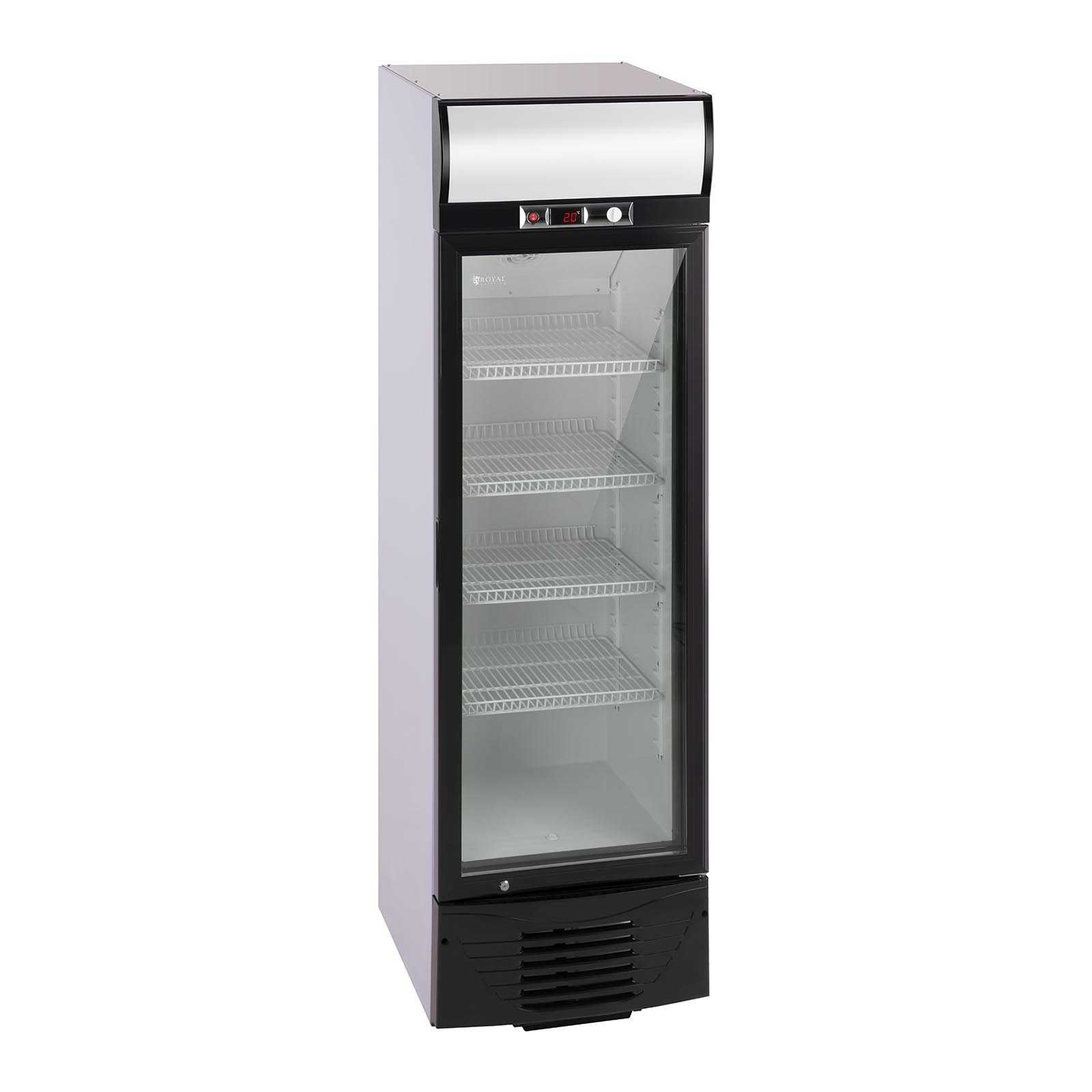 Royal Catering Refrigerator, refrigerator, glass cabinet for drinks, 2-8 degrees C 278L – image 2