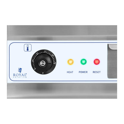 Royal Catering Barbecue electric plate smooth 300deg C 60 cm 2 x 3200W – image 5