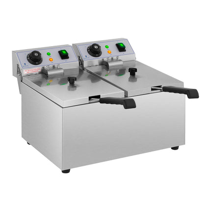 Royal Catering Electric double gastronomy fryer 230 V 2 x 3200W 2 x 8 L – image 3