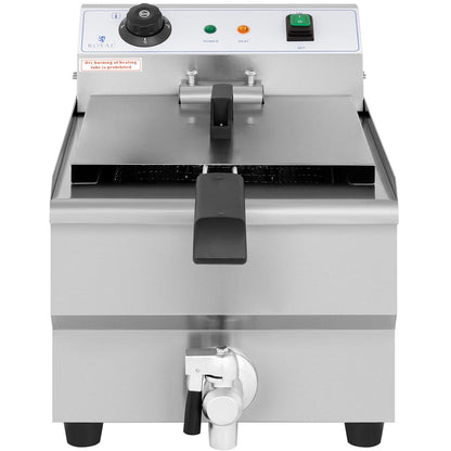 Royal Catering Electric Fryer with drain tap 230 V 3200 W 13 l – image 3