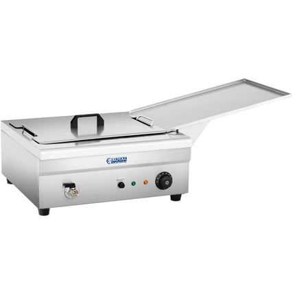 Royal Catering Fryer for fish doughnuts with drain shelf 3200W 230V 14L – image 4