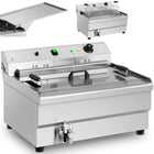 Royal Catering Fryer for fish buds fries with a leak 9000 W 30 l 400 V