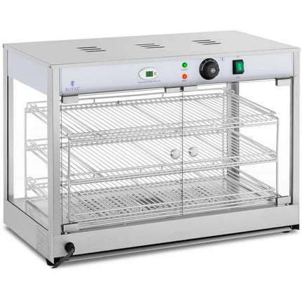 Royal Catering Heated display cabinet for food presentation, 3 shelves, 25-85C, 1200W – image 2