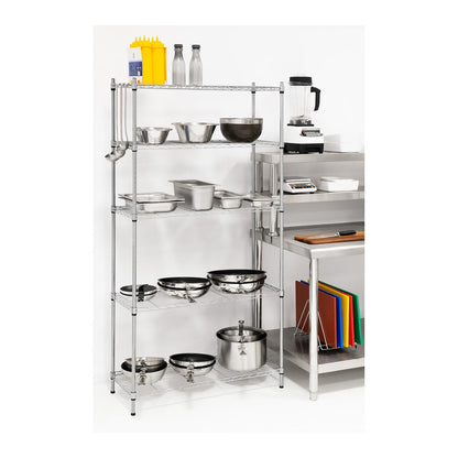 Royal Catering rack wire-cut transparent color gray 180x90x35cm to 150kg – image 8