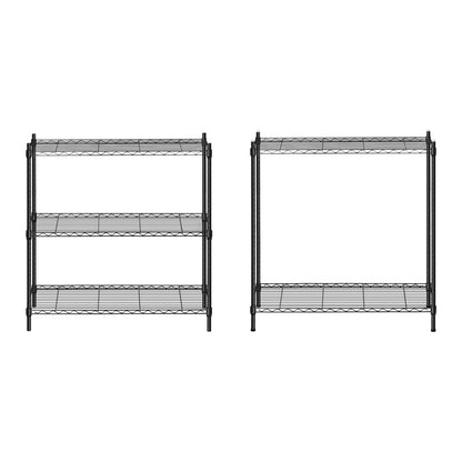 Royal Catering Storage rack wire drill black 180x90x35cm up to 150kg – image 5