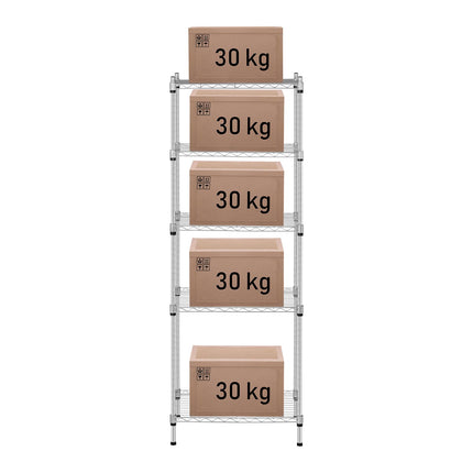 Royal Catering rack wire-cut grey 150x55x35cm to 150kg – image 3