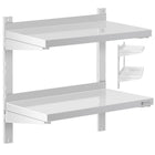 Royal Catering Wall shelf hanging dining double with STAL 60 x 30 cm adjustment