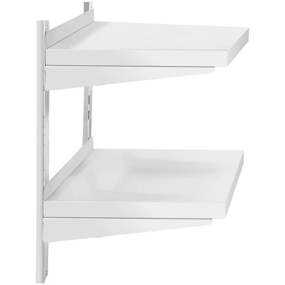 Royal Catering Wall shelf hanging double gastronomy with STAL adjustment 100 x 30 cm – image 11