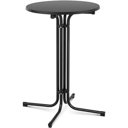 Royal Catering Table, round, high, foldable bar table, dia. 70 cm high 110 cm black – image 2