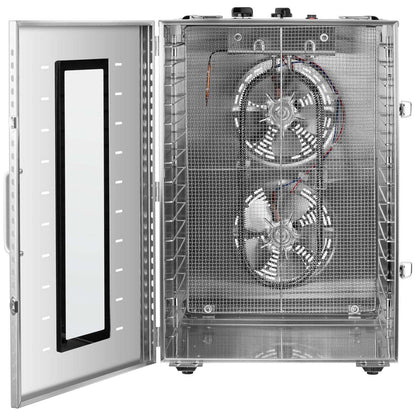 Royal Catering Industrial food dryer for herbs, fruit, and mushrooms, 16 grates, 1500 W – image 7
