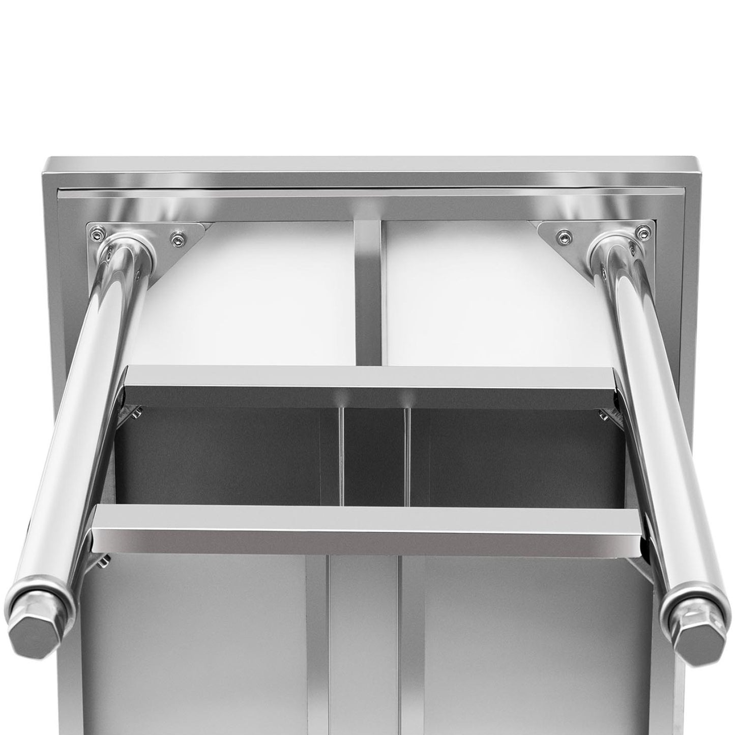 Royal Catering Worktop table stainless steel with 2 shelves 150x70cm – image 3