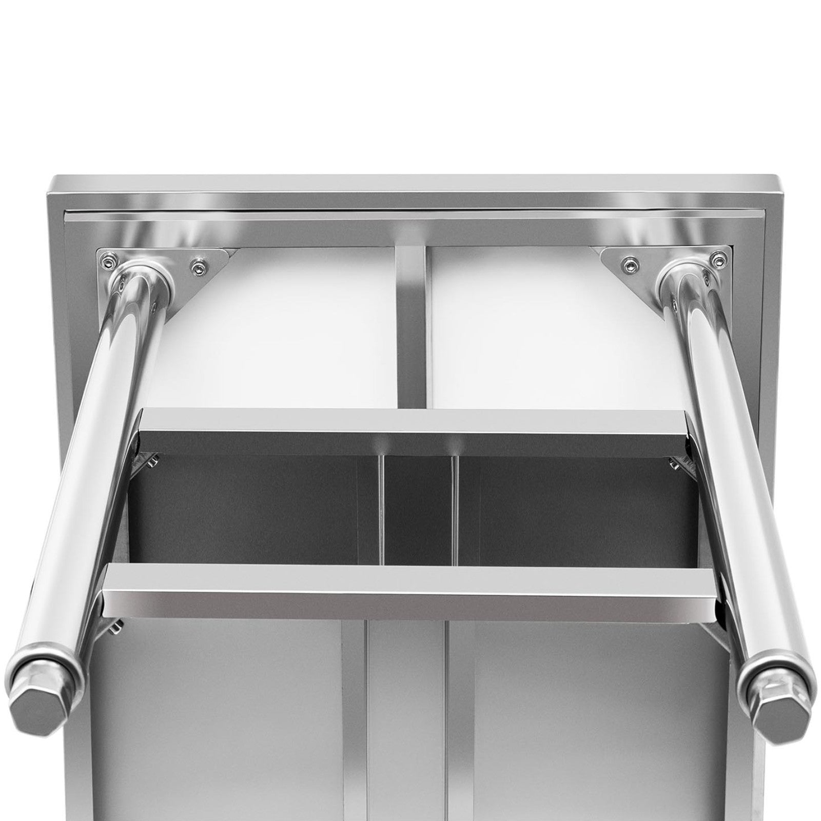 Royal Catering Worktop table stainless steel with 2 shelves 150x70cm – image 3