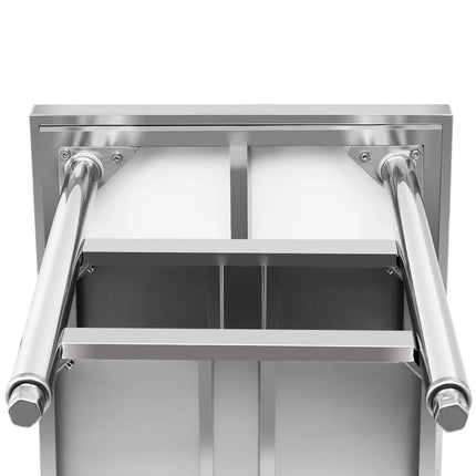 Royal Catering Table, central steel worktop, 3 levels, 120 x 60 cm, up to 600 kg – image 3